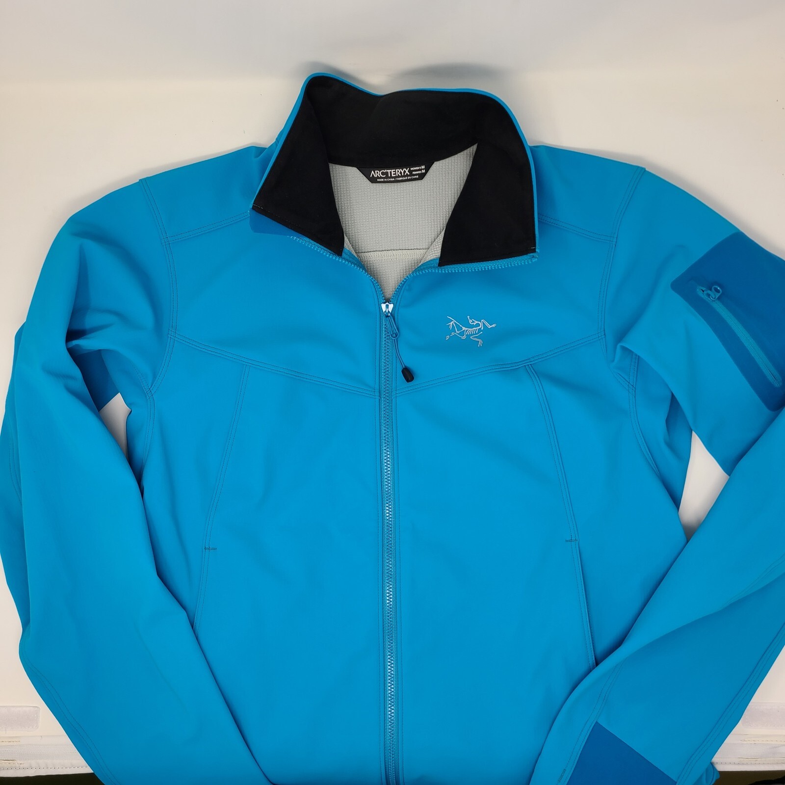 Giacca donna ARC'TERYX Epsilon LT blu softshell zip taglia media full zip