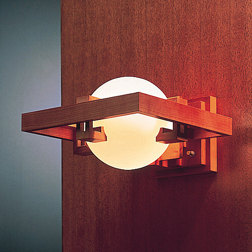 Frank Lloyd Wright Bracket Light ROBIE 1 by Yamagiwa Wandleuchte Lampe - Bild 6 von 7