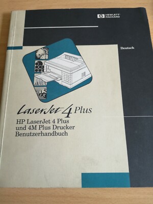 HEWLETT PACKARD LaserJet 4 Plus & 4M Plus Drucker Benutzerhandbuch 1994 deutsch