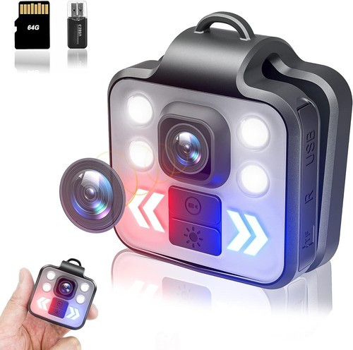 Cámara Corporal 1080P Mini Exterior Deportes Seguridad Inalámbrica Portátil Grabadora de Video