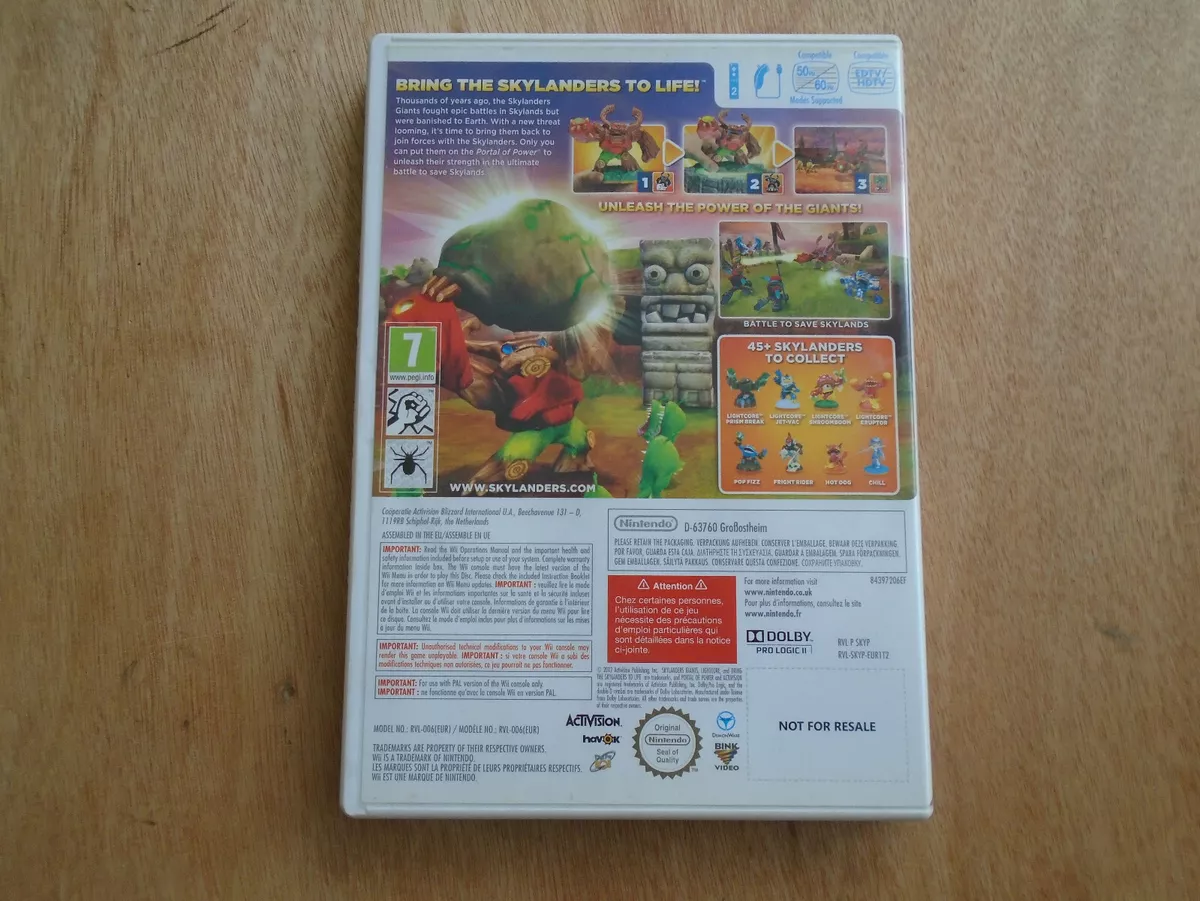 Wii skylanders giants bundle sale