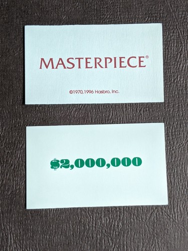 1996 Parker Brothers Masterpiece gioco da tavolo parti di ricambio carte pittura arte - Foto 56 di 102