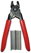 Tondeuse à saucisses + 60 Clips, Machine Serrage pour Saucisse, Clipper Manuelle