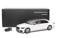 Almost Real 1/18 Maybach Benz S680 2021 S - Class Black/White Die - cast Model