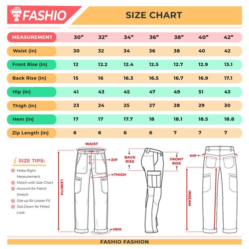 Mens Decorators Pants Painters White Work Trousers With Cargo & Knee Pad Pockets - Picture 32 of 32