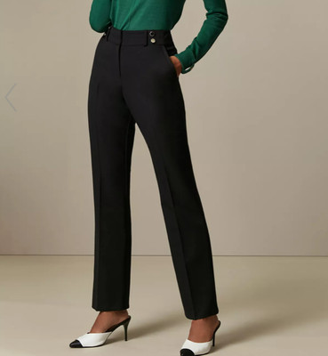 ladies black trousers size 16|OFF 73 