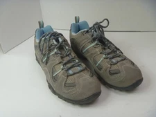 Hi-Tec Adventure Womens size 9 Flex Groove Grey Light Blue Hiking Trail Shoes
