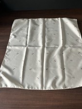 dci Polyester scarf Light blue Square Hankie Vintage USA Made