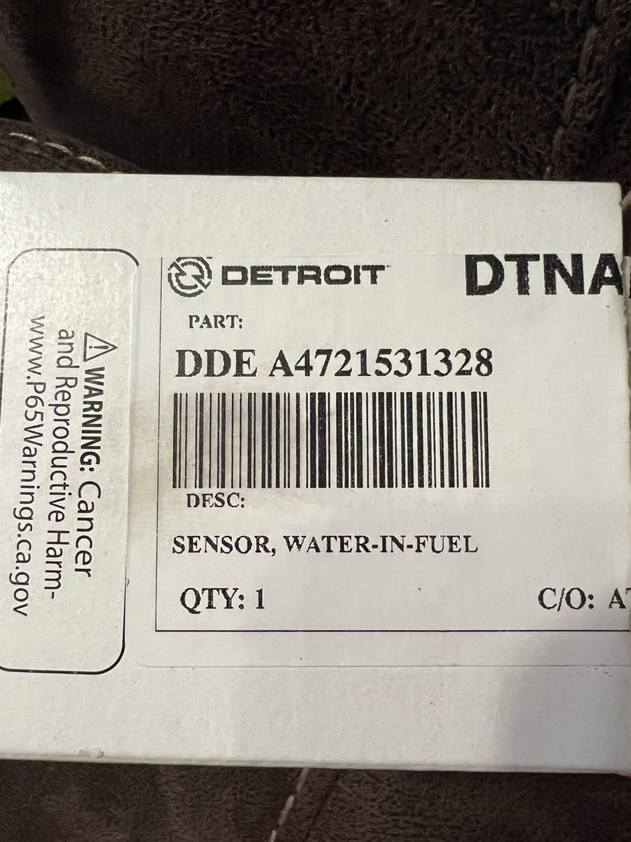 Detroit Diesel WATER IN FUEL SENSOR FUEL SEPERATOR SENSOR