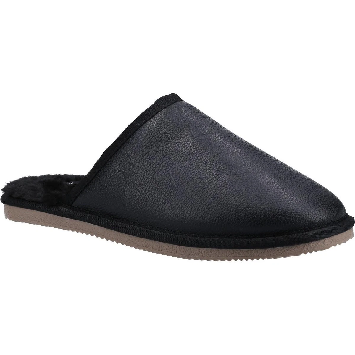 Hush Puppies Leren heren instappers zwart - Vergelijk prijzen