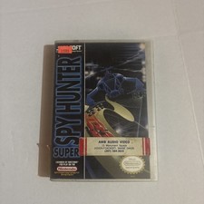 Super Spy Hunter (Nintendo NES) Authentic & Tested Complete in Rare Rental Case 
