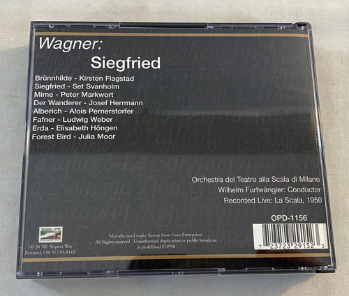 Wagner Der Ring Des Nibelungen La Scala 1950 Furtwangler 14 CD Box Set - Picture 16 of 22