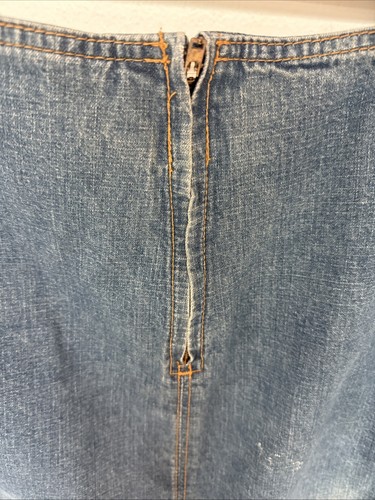 Denim 24/7 Medium Wash Denim Jean Boho Maxi Skirt Women’s Plus Size 32W - Picture 6 of 12