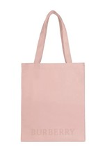 BURBERRY Pink Fabric Tote Bag