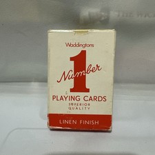 Wining Moves Waddingtons Number 1 Playing Cards - Red