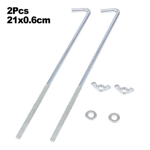 2 Pcs Battery Hold Down Hooks for Stable and Reliable Car Battery Placement