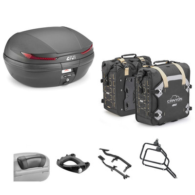 GIVI V45N Koffer-Set Mit GRT709B Taschen Für Honda XL TRANSALP 750 2023-2024