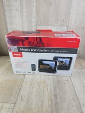 RCA DRC69705E22 Dual 7" Screen Mobile DVD Player System w/ Remote Tested