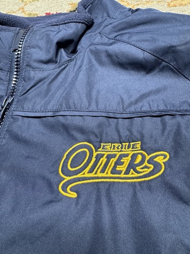 Erie Otters CCM Jacket Men’s Large Blue Hockey Preowned - Picture 3 of 5
