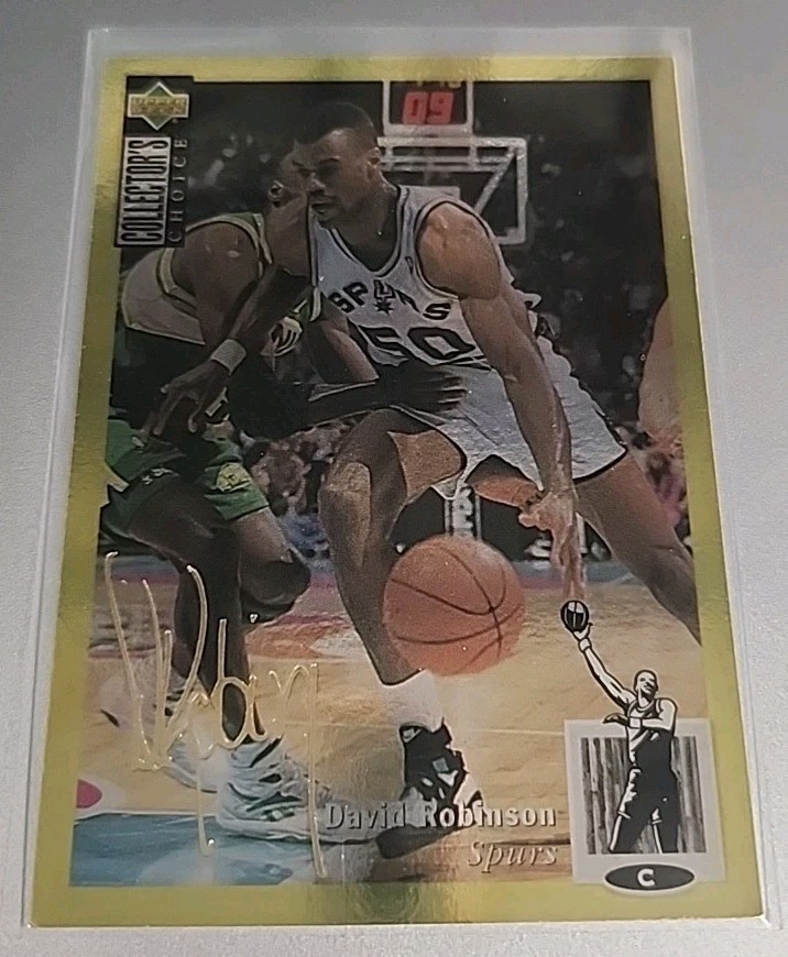 1994-95 Upper Deck Collector's Choice - David Robinson #50 Gold Foil Signature