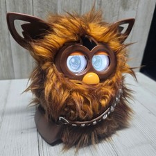 Furby Star Wars Chewbacca Furbacca Hasbro 2012 Tested Working 6" Tall B4556