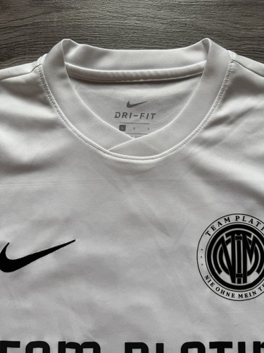 NIKE MEN'S TEAM PLATIN 187 SPORTS T-SHIRT JERSEY SIZE Large 725891-100 - 第 10/13 張圖片