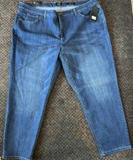 JONES NEW YORK LEXINGTON ANKLE CLASSIC STRETCH FLAWLESS FINISH 24 BLUE JEAN B62 