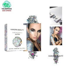 10g Silver Holographic Face Glitter - Friendly for Rave Ready Style