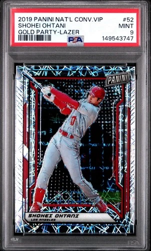 2019 Panini National Convention Vip Gold Party Shohei Ohtani 52 Lazer PSA 9