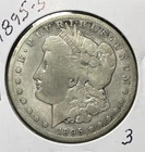 1895-S MORGAN SILVER DOLLAR , VG DETAILS
