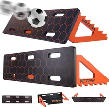 Soccer Training Equipment - Soccer Rebounder Board with 2 Sandbags - Adjustable 
