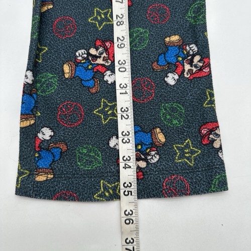 Super Mario Pajamas Pants Boy XL Gray Logo Aop Nintendo 2017…#25680 - Picture 6 of 9