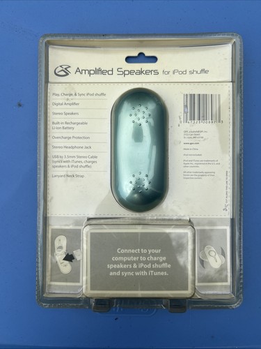 Ipod Shuffle 2nd Gen Gpx Powered Pill Speaker Rechargeable Vintage tech - Picture 2 of 2