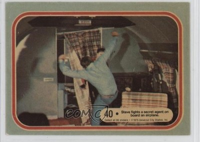 1975 Donruss The Six-Million Dollar Man Steve Fights a Secret Agent #40 1b3b