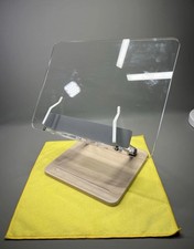 Clear Book Stand Foldable 360° Rotating Laptop Tablet Office Holder Hands Free