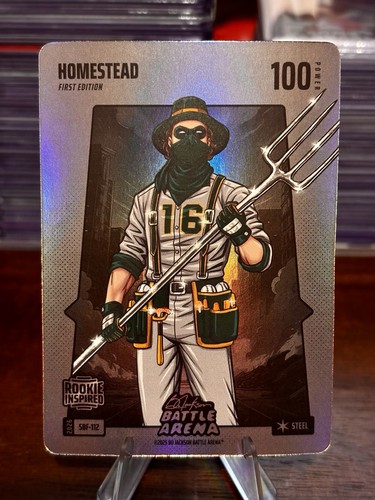 Bo Jackson Battle Arena Griffey - HOMESTEAD - Steel Silver Battlefoil SBF-112