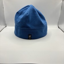 North Face Beanie Fleece Cap Blue Youth Size