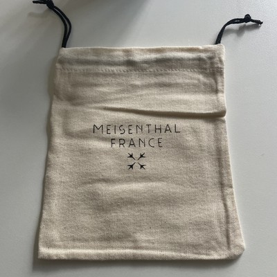 Meisenthal boule de Noël rotor Rouge avec pochon