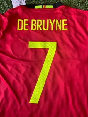adidas Belgium Men's Home Jersey 16/17 Legend De Bruyne #7- Red