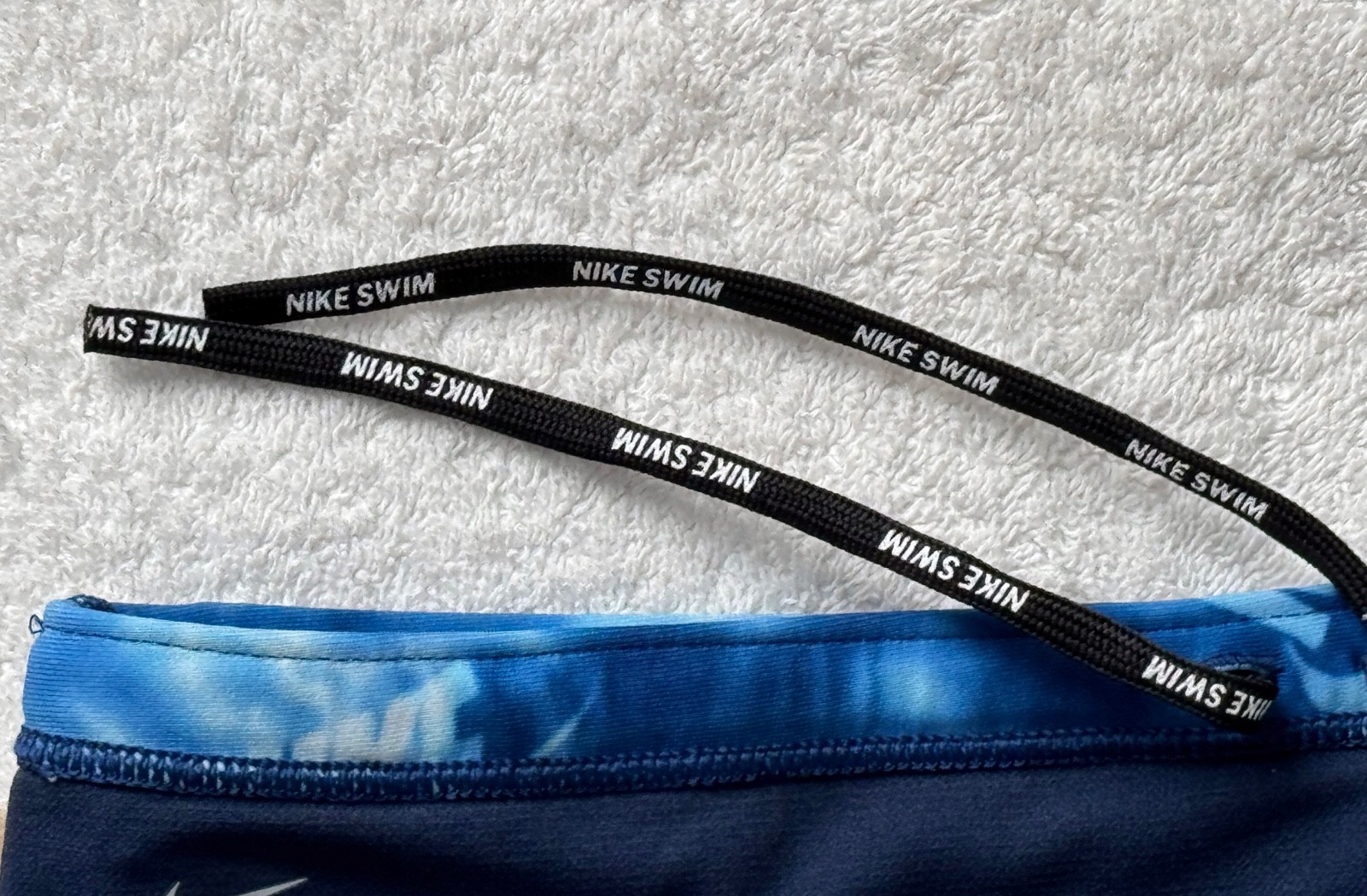 NWT-NIKE® Hydrastrong Men’s Sz 30 Underwater Print squarecut race swimsuit trunk thumbnail 7