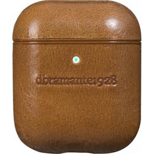 Étui à dosettes en cuir contre l'écrasement et la poussière, format de poche marron