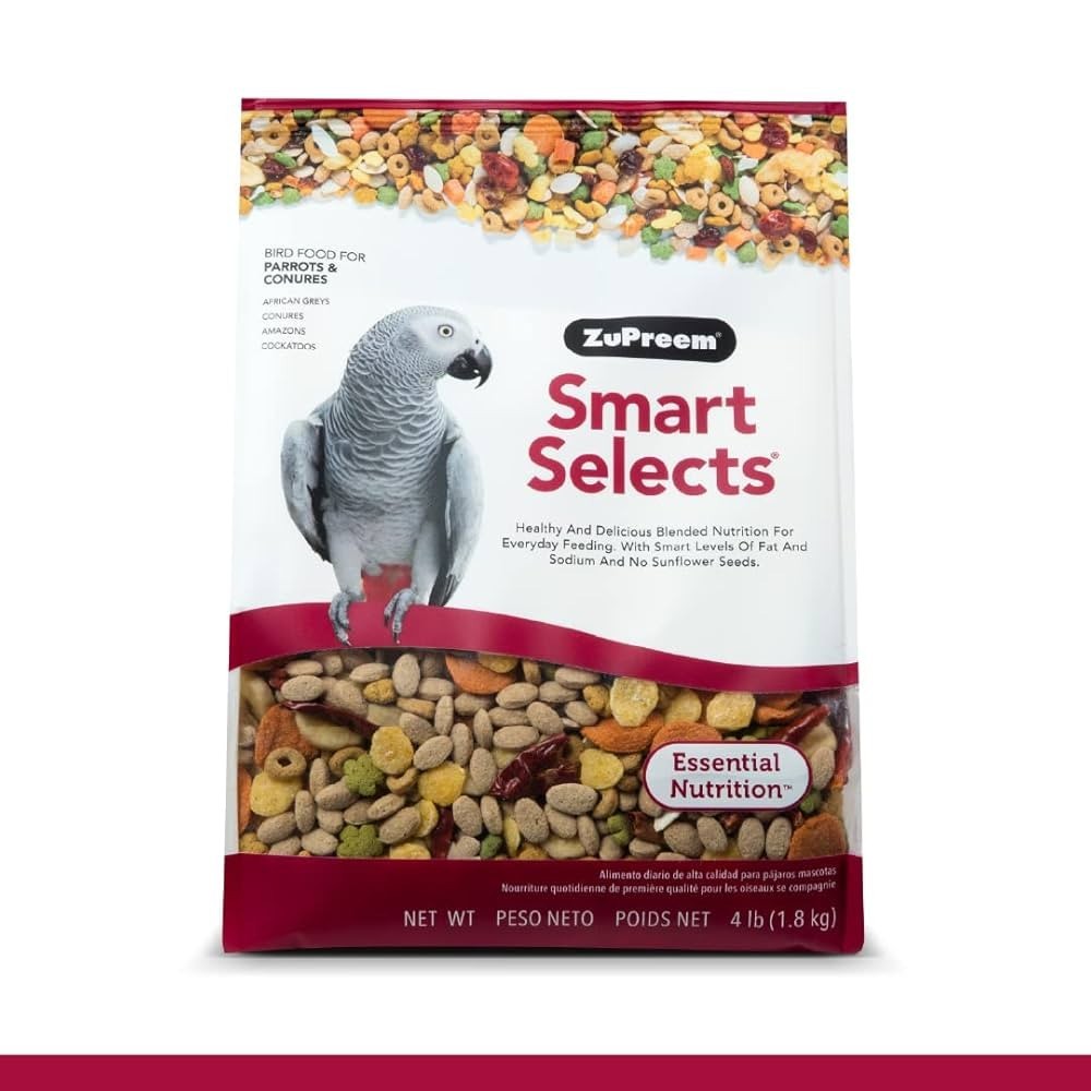 For M/l Parrots Birds Seed And Pellet 4 Pounds