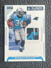 🔥DEANGELO WILLIAMS 2007 PP 4 CLR USED PANTHERS ROOKIE JERSEY LOGO PATCH /500!🔥