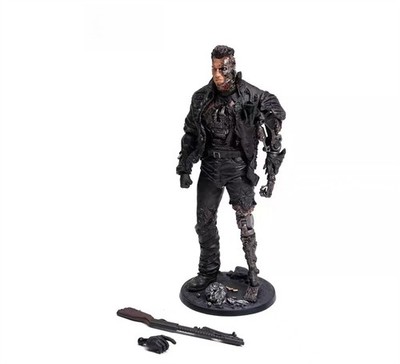 SF・ファンタジー・ホラー TERMINATOR 3 T-850 BATTLE DAMAGED Terminator3 7in T850 T800 Figure War Damage Ver. Movable