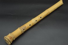 Japanese antique Vintage Shakuhachi Flute Instrument length 58.0cm Bamboo Japan