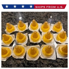 NEW! Similac SLOW FLOW Nipple and Ring, Pack of 15 Latex Free - Expires 04/2028