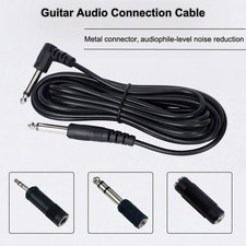 Quality 10ft 3m Electric Patch Guitar Amplifier AMP Instrument Cable Cord HO