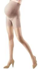 Assets By Spanx Women's Maternity Mama Shaping Sheers Pantyhose NUDE Size 4