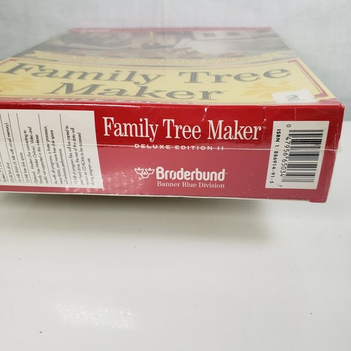 Vintage Windows Original Family Tree Maker 1996 Deluxe Edition II NEW Sealed - Picture 19 of 20