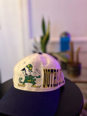 Vintage Notre Dame Apex One Snap Back Hat One Size